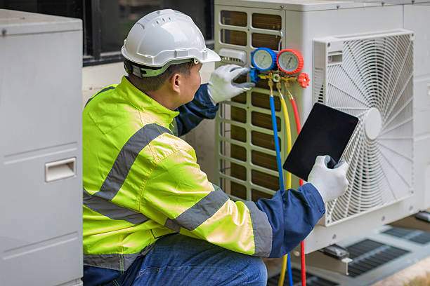 Professional Hvac Maintenance technician working in Unionville, NY